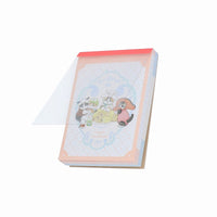 Bloc de notas Mofusand x Sanrio, marco retro