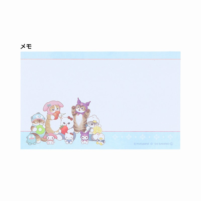 Block de notas en lata mofusand x Sanrio Characters