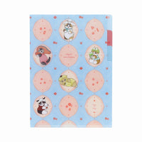 Carpeta A5 de 3 bolsillos mofusand × Sanrio