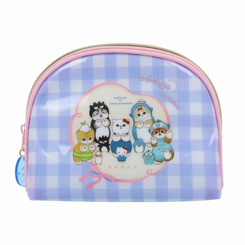 Estuche transparente Mofusand y personajes de Sanrio