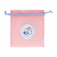 Bolsa con cordón Mofusand y Sanrio, diseño retro