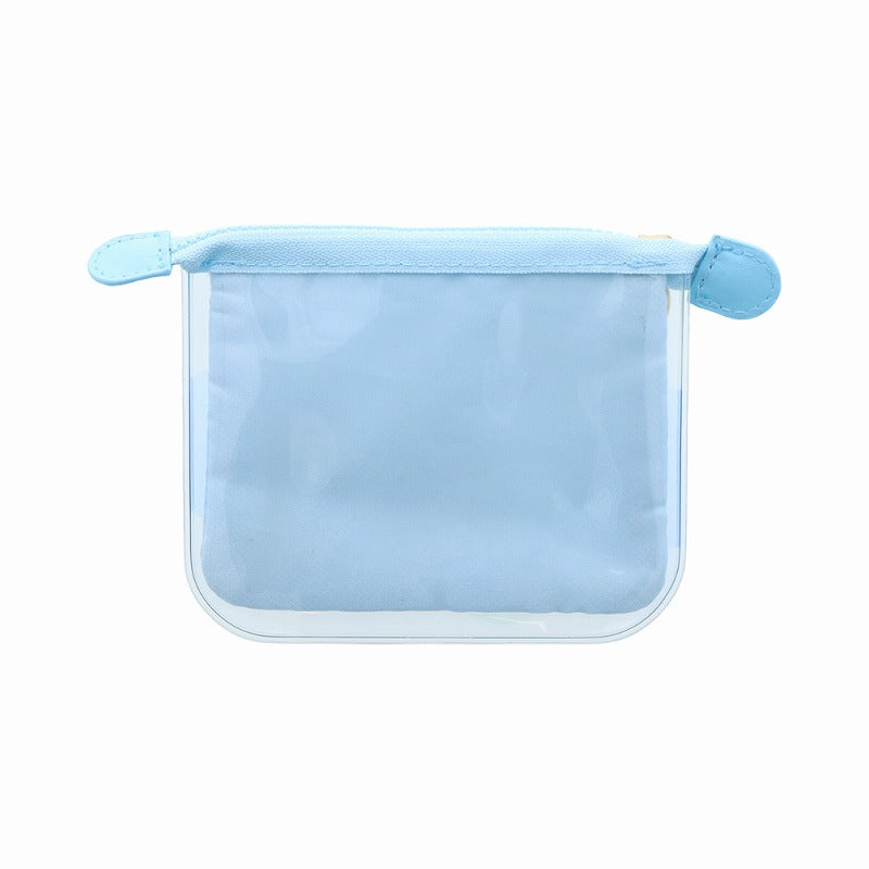 Estuche plano transparente mini Mofusand: gato tiburón