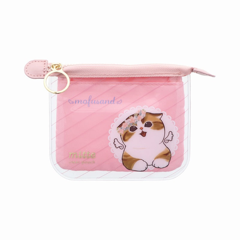 Estuche plano transparente Mofusand, mini
