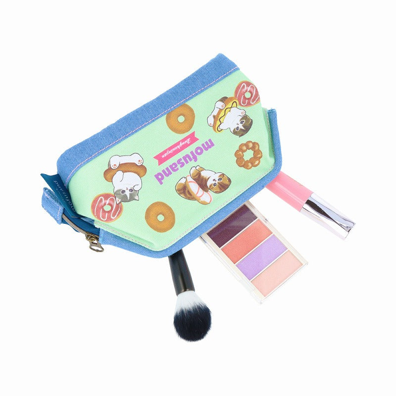 Estuche de mezclilla mofusand con gato donut