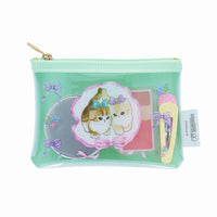 Mini estuche transparente Mofusand con cinta