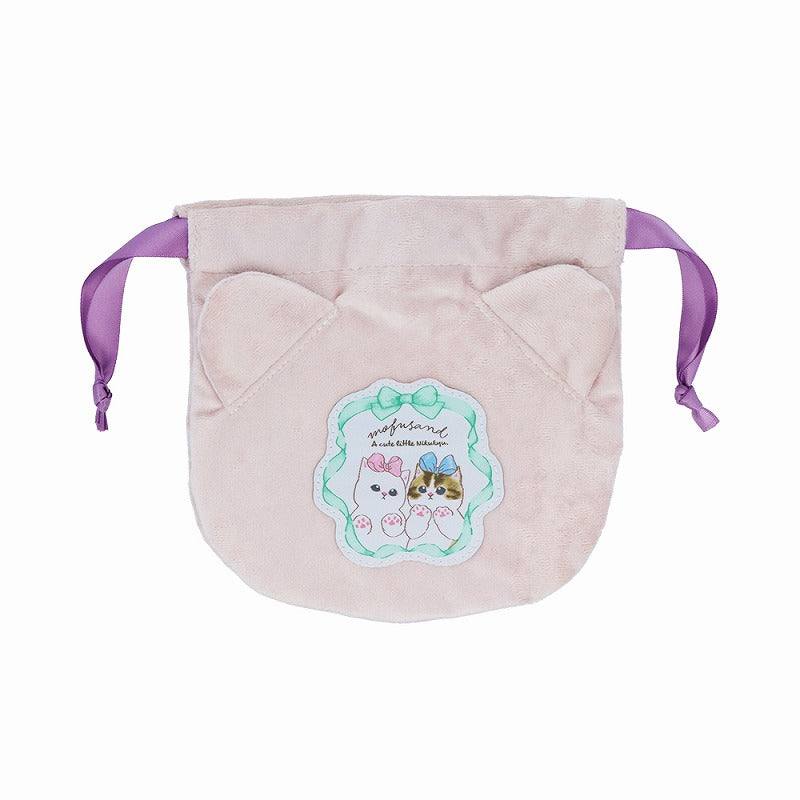 Mofusand: Bolsita de terciopelo con orejitas