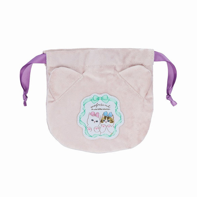 Mofusand: Bolsita de terciopelo con orejitas