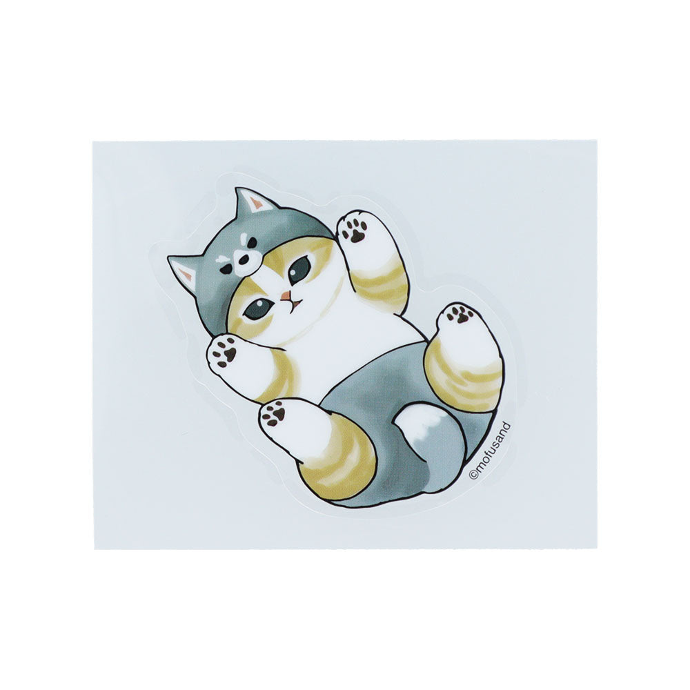 Sticker reutilizable Mofusand de lobo