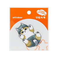 Sticker reutilizable Mofusand de lobo
