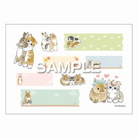 Mofusand: sticker transferible de conejo y gatito