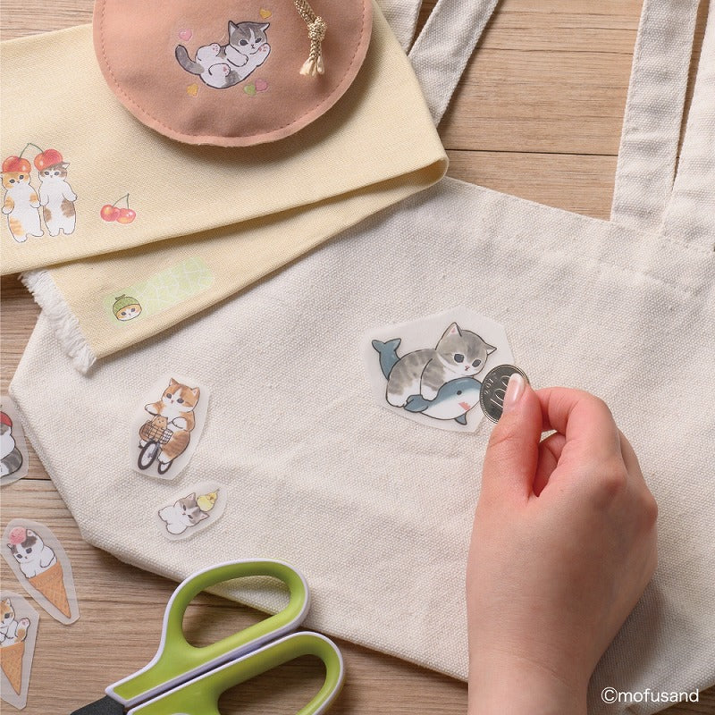 Stickers transferibles para tela mofusand