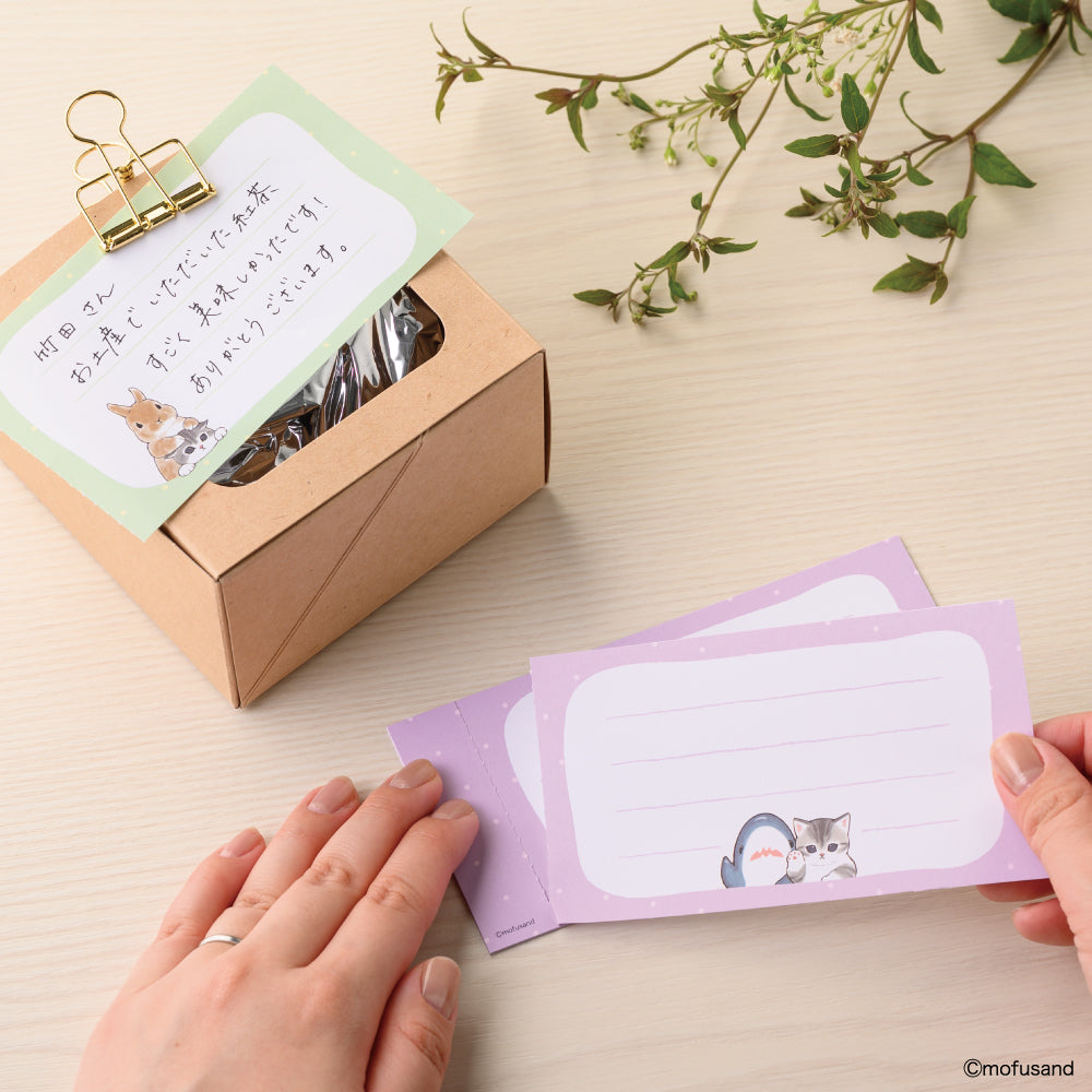 Notas adhesivas Mofusand con gato y dorayaki