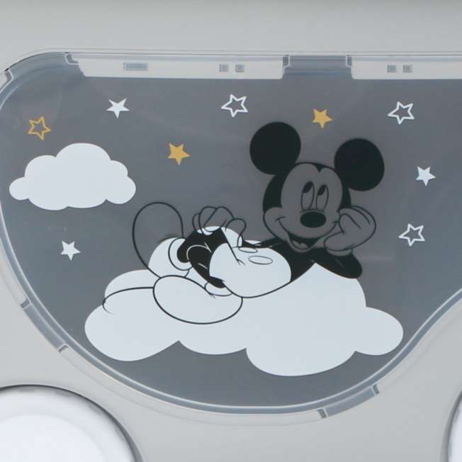 Caja para juguetes con ventana de Mickey Mouse