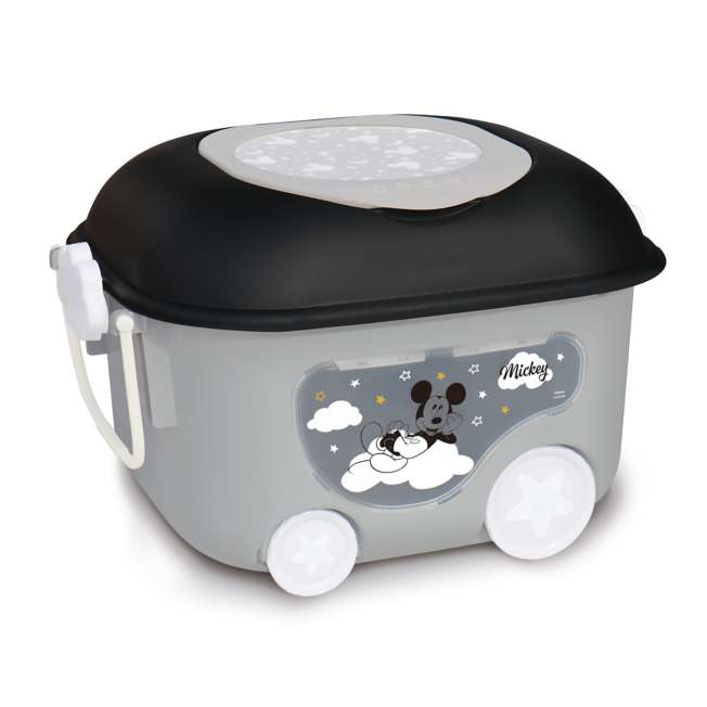 Caja para juguetes con ventana de Mickey Mouse
