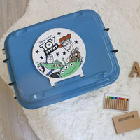 Caja para juguetes Toy Story con ruedas