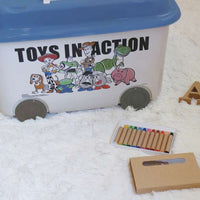 Caja para juguetes Toy Story con ruedas