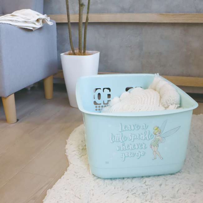 Caja para juguetes con ruedas Tinker Bell 123