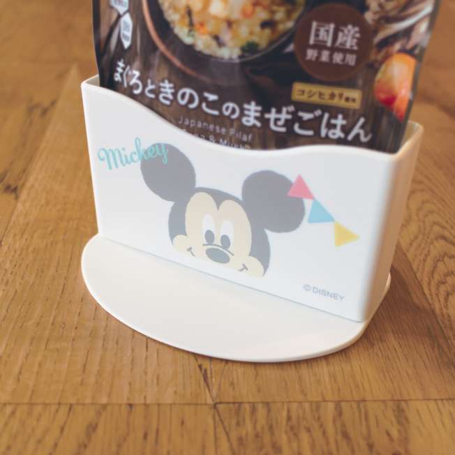 Soporte para pouch de comida de bebé Mickey Mouse