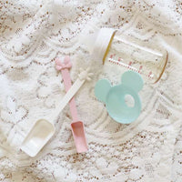 Set de cucharas para leche en polvo de Mickey y Minnie