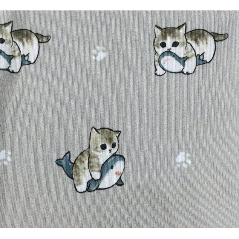 Mofusand: Mangas para brazos gatito tiburón gris