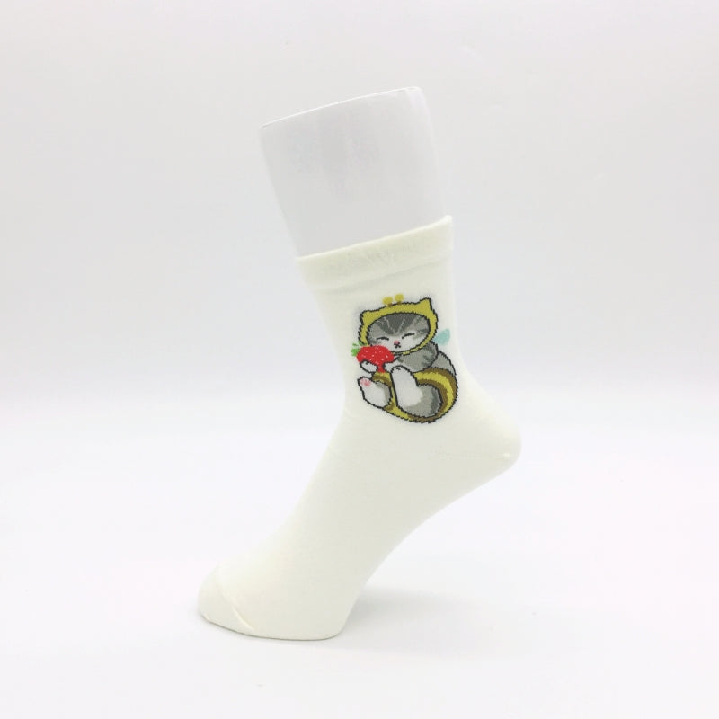 Calcetines Mofusand con diseño de gato abeja