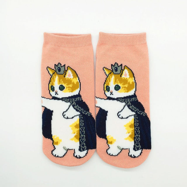 Calcetines Mofusand con gatito y capa