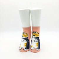 Calcetines Mofusand con gatito y capa