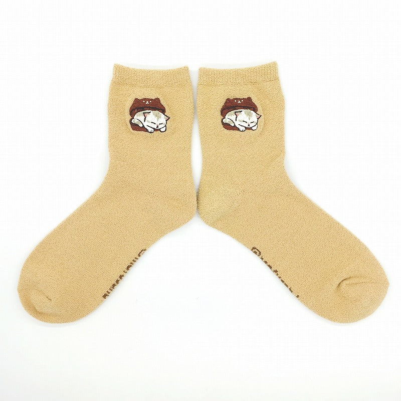 Calcetines Marshmallow mofusand con bordado