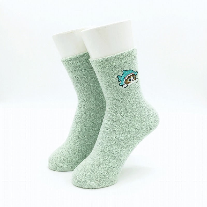 Calcetines Mofusand de gato tiburón