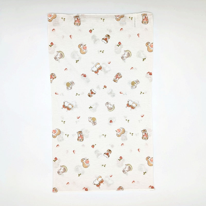 Cuello tubular mofusand de gatitos con frutas
