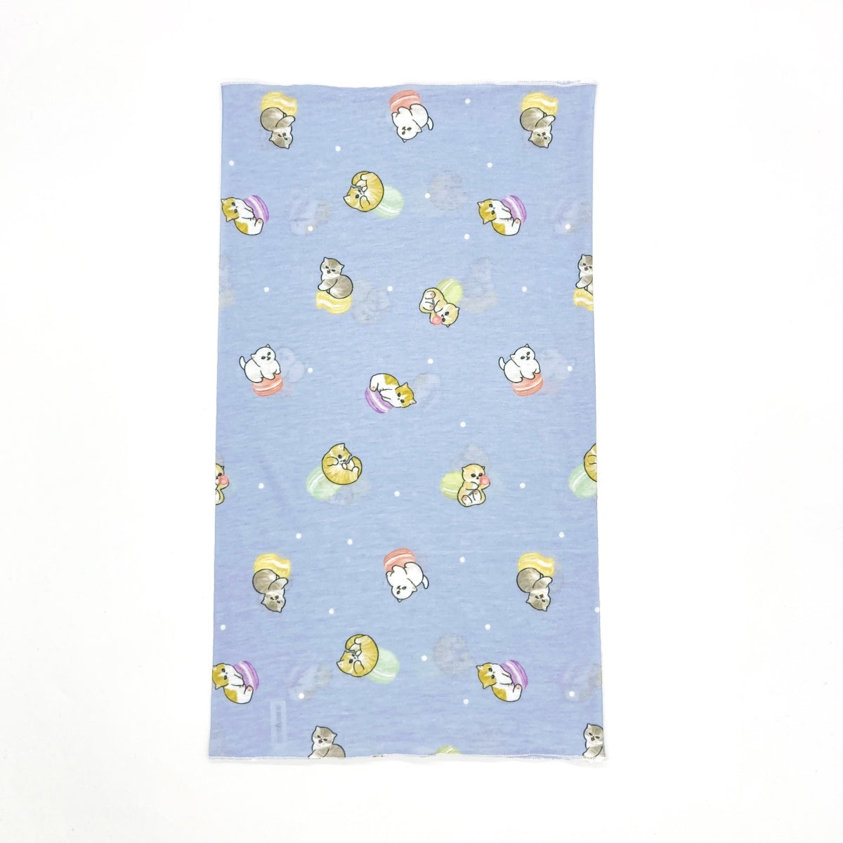 Cuello Mofusand con estampado de macarones