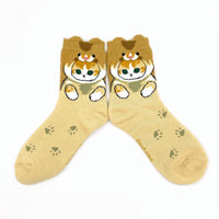 Calcetines bajos afelpados Mofusand con relieve