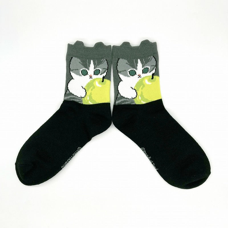 Calcetines mofusand de manzana verde