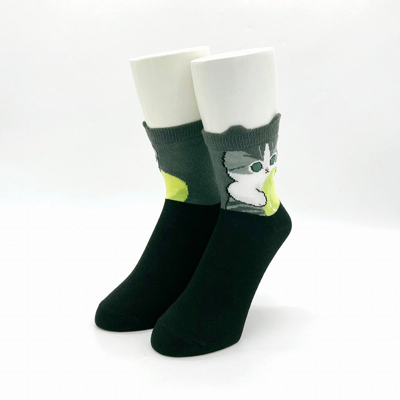 Calcetines mofusand de manzana verde