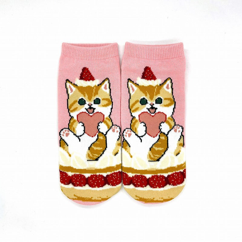 Calcetines Mofusand con diseño de pastel