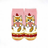 Calcetines Mofusand con diseño de pastel