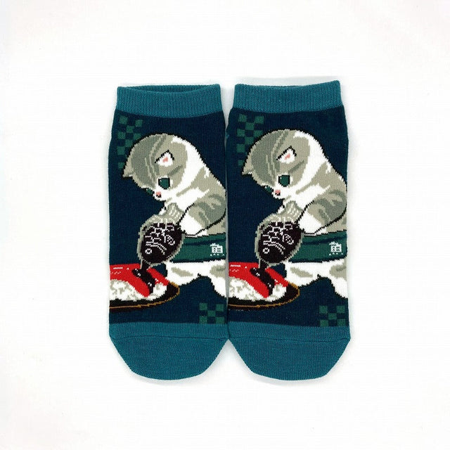 Calcetines Mofusand con diseño de sushi