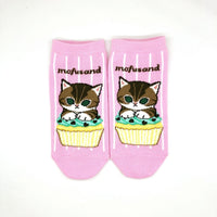 Calcetines Mofusand de cupcakes
