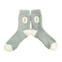 Calcetines Mofusand con parche de pajaritos