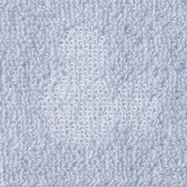 Toalla de baño azul de Mickey y Minnie Mouse