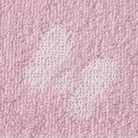 Toalla de mano rosa con siluetas de Minnie y Mickey