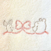Pañuelo de toalla Pooh y Piglet, dúo dulce amarillo