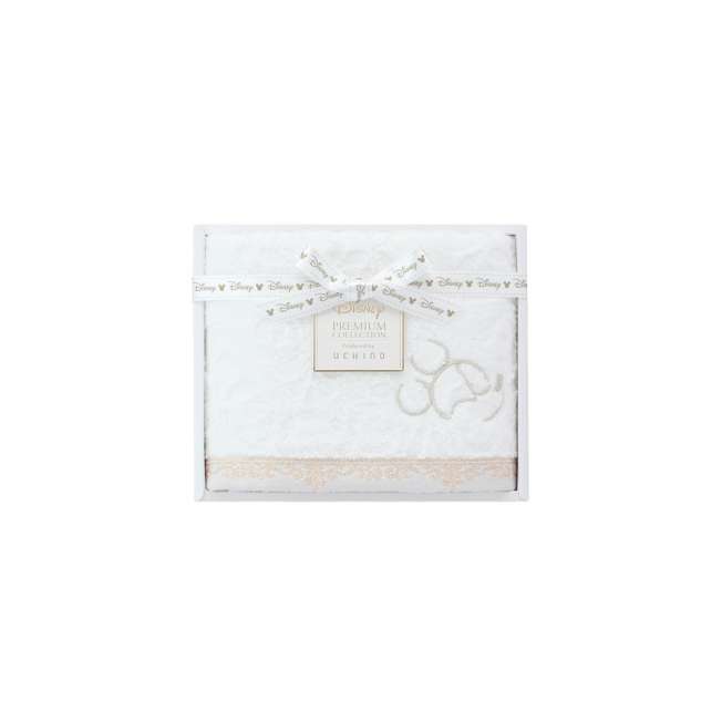 Toalla facial Mickey y Minnie Eternally White