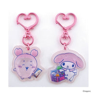 Llavero 3D de Chiikawa y My Melody