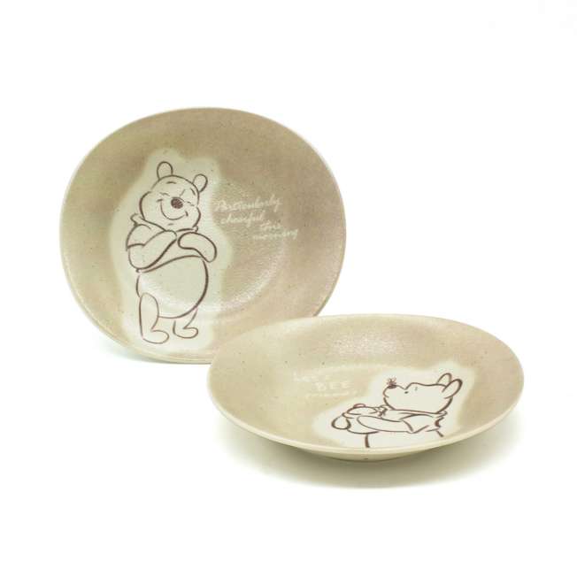 Set de platos para curry y pasta de Winnie the Pooh