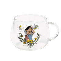 Tazón de vidrio resistente al calor de Blancanieves