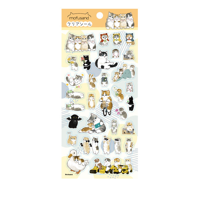 Stickers transparentes Mofusand (6)