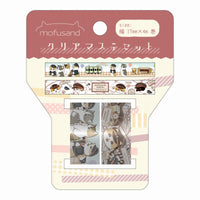 Set de cintas decorativas transparentes Mofusand (2 piezas)