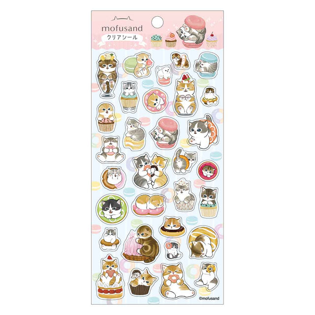 Stickers transparentes mofusand 8