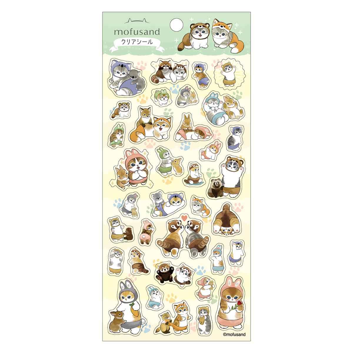 Stickers transparentes mofusand 9
